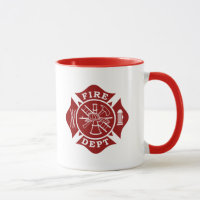 Département du feu/tasse croix maltaise de