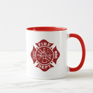 Mug Département du feu/tasse croix maltaise de
