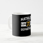Mug Département Mathlétique Pi Day Math Vintage (Devant gauche)