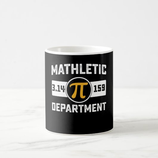 Mug Département Mathlétique Pi Day Math Vintage (Centre)