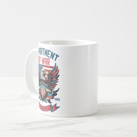 Mug Department Of War Established 2025 Dow  (Devant gauche)