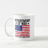 Mug Department Of War Usa Camouflage Flag Department O (Gauche)