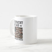 Mug Department Of War Usa Camouflage Flag Department O (Devant gauche)