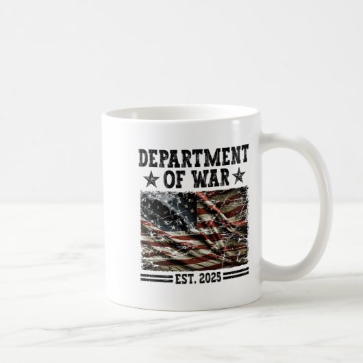 Mug Department Of War Usa Camouflage Flag Department O (Droite)