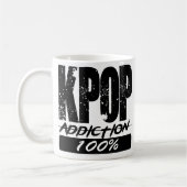 Mug Dépendance 100% de KPOP (Gauche)