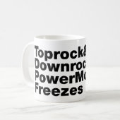 Mug Déplacements de rupture (Breakdance) (Devant gauche)