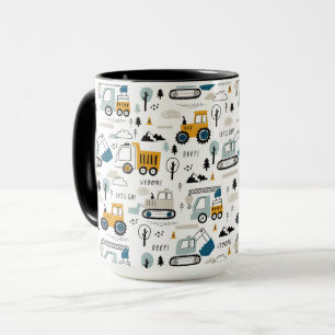 Mug Déplaçons le Motif de véhicule