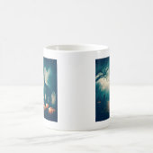 Mug Déplaisant Halloween Graveyard conception rustique (Centre)