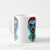 Mug Déplaisant Killer Clown Zombie Horror Art (Devant gauche)