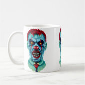 Mug Déplaisant Killer Clown Zombie Horror Art (Gauche)