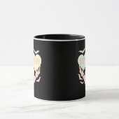Mug Déplaisant - Squelette Tenue De Main Coeurs Douce  (Centre)