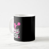 Mug Dépliant de cheer Dépliant de cheerleader Dépliant (Devant gauche)