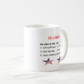 Mug Déplorable, ma définition (Devant droit)