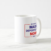 Mug Déportation massive maintenant Trump Vance 2024 (Devant droit)
