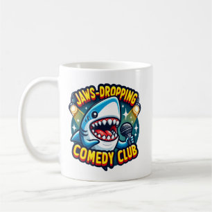 Mug Dépose-mâchoires : requin au Comedy Club