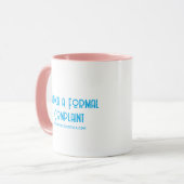 Mug Déposer une plainte officielle (Devant gauche)