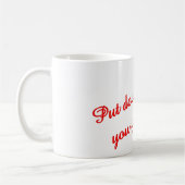 Mug Déposez la fourchette (Gauche)