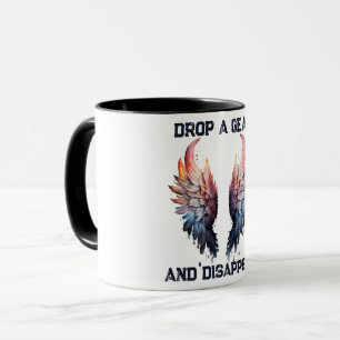 Mug Déposez un engrenage et disparaissez, Moto