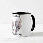 Mug Déposez un engrenage et disparaissez, Moto (Devant droit)