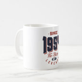 Mug Depuis 1954 La Naissance Des Légendes Cadeaux Anni (Devant gauche)