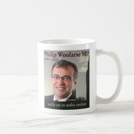 Mug député britannique 1997-2010 de Philip Woolas (Droite)