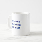 Mug Der frühe Vogel kann mich mal (Devant gauche)