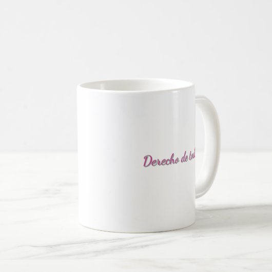Mug Derecho de todos (Devant droit)