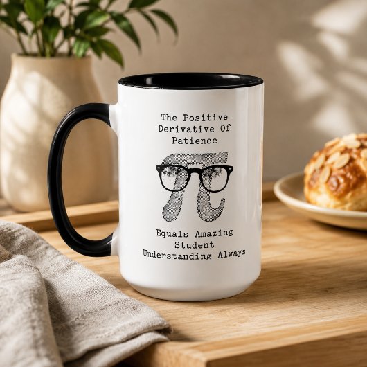 Mug Dérivée de la patience : Compréhension étonnante d