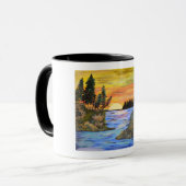 Mug Dériver vers un coucher de soleil (Devant gauche)