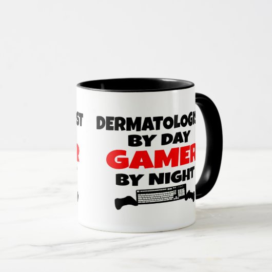Mug Dermatologue Gamer (Devant droit)