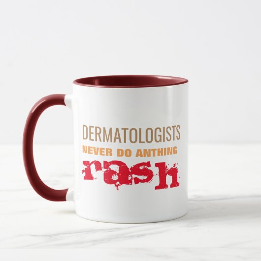 Mug Dermatologue Rash médecin pun drôle de mule (Gauche)