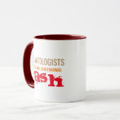 Mug Dermatologue Rash médecin pun drôle de mule (Devant gauche)