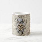 Mug Dernier crâne et armes à feu de mot (Centre)