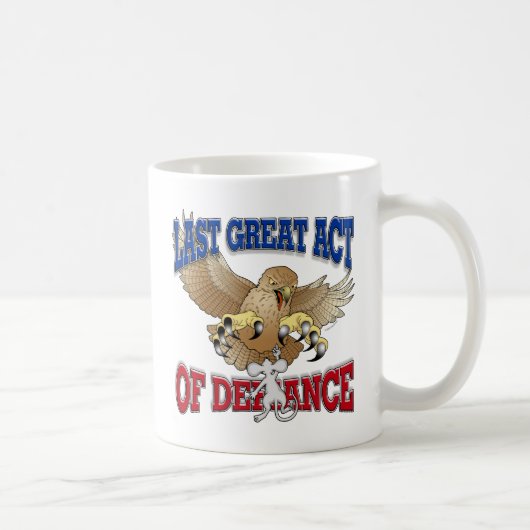 Mug Dernier grand acte de défi (Droite)