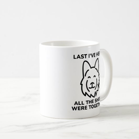 Mug Dernier j’ai un troupeau (Devant droit)
