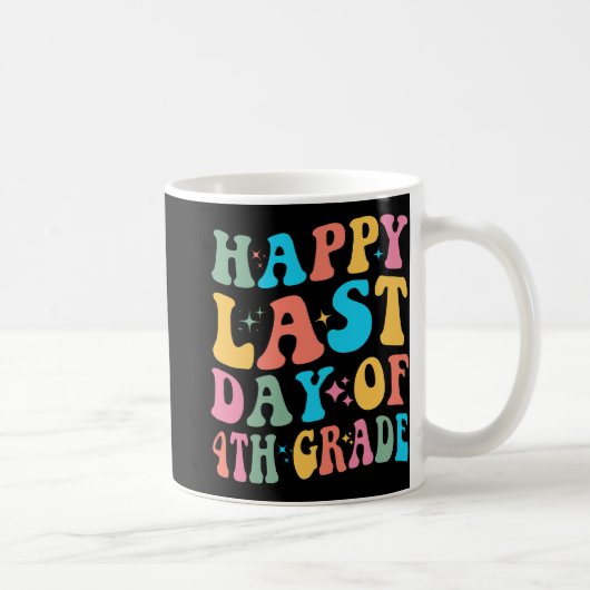 Mug Dernier jour de 4e année Dernier jour d'école Groo (Droite)