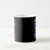 Mug Dernier Jour De L'école Prof De Sciences Élève Dip (Centre)