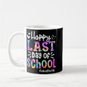 Mug Dernier Jour De L'école Prof De Sciences Élève Dip (Gauche)