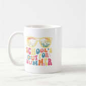 Mug Dernier Jour De L'École Rétro Enseignant École #39 (Gauche)