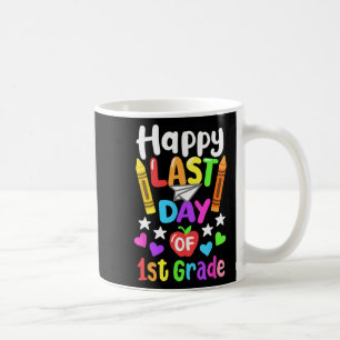 Mug Dernier Jour D'école 1re Année Cl De 2024 Enfants