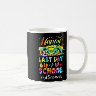 Mug Dernier Jour D'École Bonjour L'Été Enseignant Élèv
