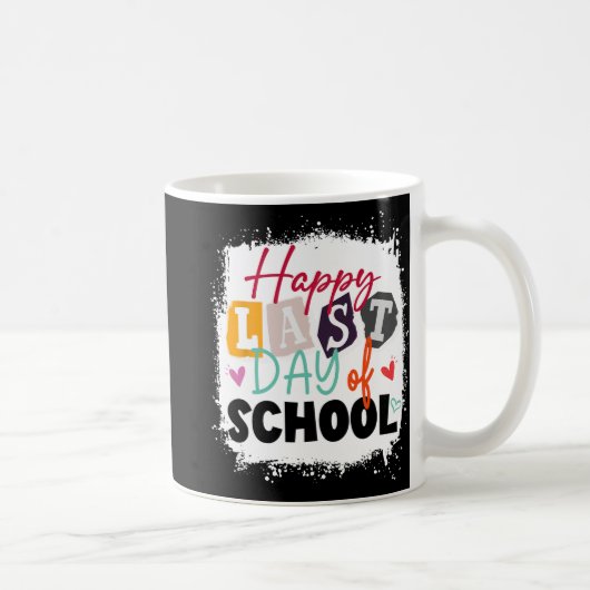 Mug Dernier Jour D'école Enseignant & Enfants  (Droite)