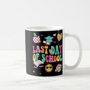 Mug Dernier Jour D'école Prof Boy Girl Diplômé Bonjour