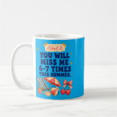 Mug Dernier Jour D'école Professeur Femmes Ad Vous Man (Gauche)