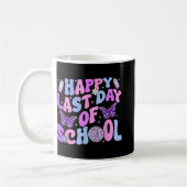 Mug Dernier Jour D'école Professeur Garçon Fille Diplô (Gauche)