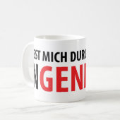 Mug Dernier mich duch bin Ingenieur (Devant gauche)