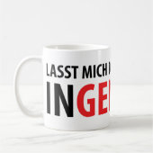 Mug Dernier mich duch bin Ingenieur (Gauche)