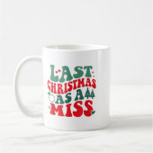 Mug Dernier Noël en tant que Miss Women Engaged Fiança (Gauche)