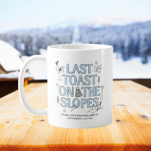 Mug Dernier Toast Sur Les Pistes Bleu Enterrement de V