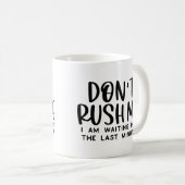 Mug Dernière minute (Devant droit)